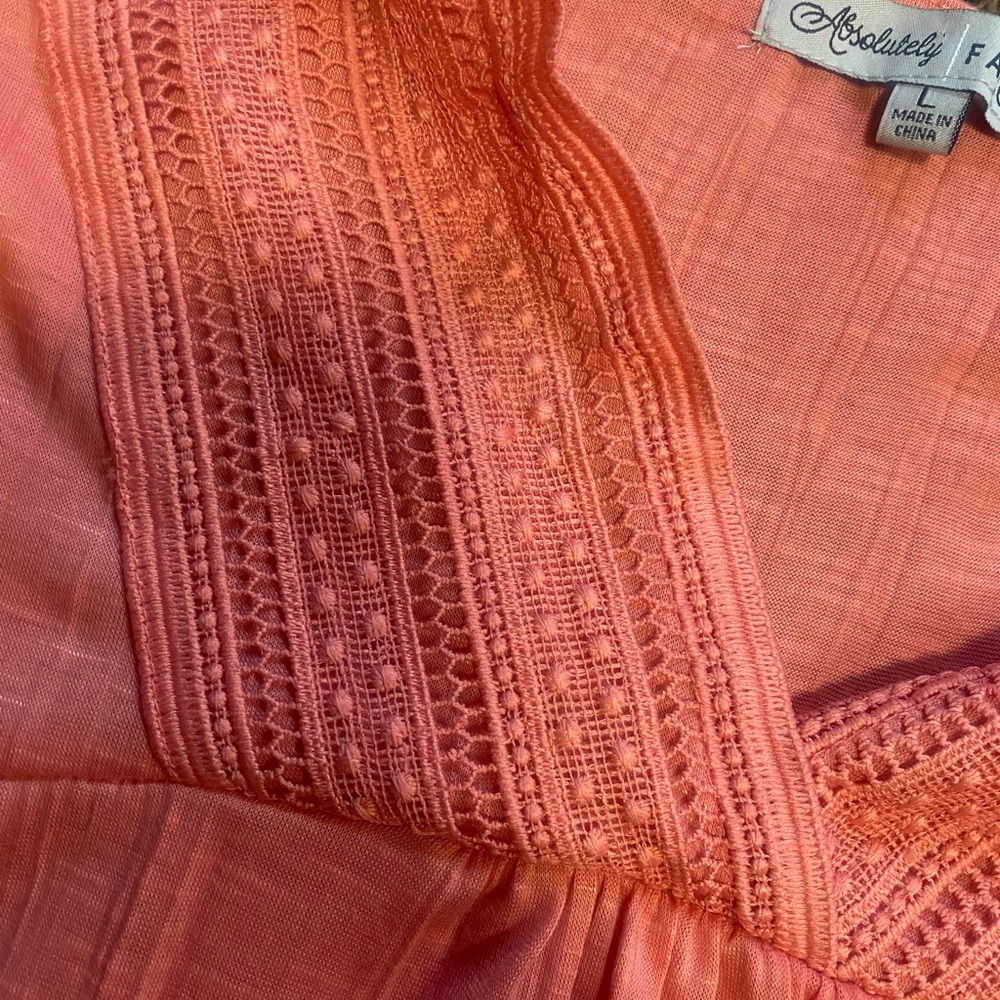 Absolutely Famous Peasant Top With Flutter Sleeves - image 4